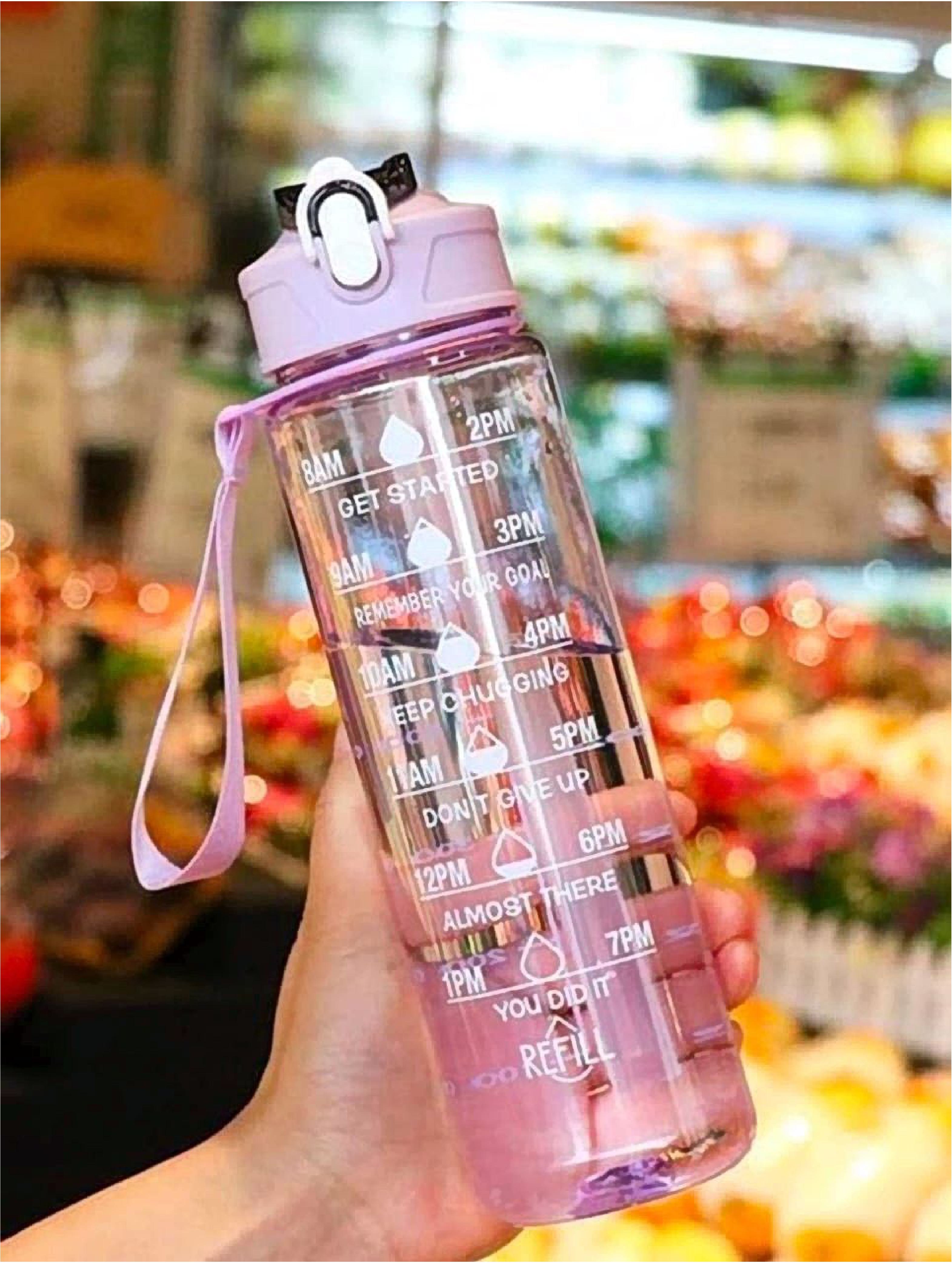 1 Litre Motivational Water Bottle