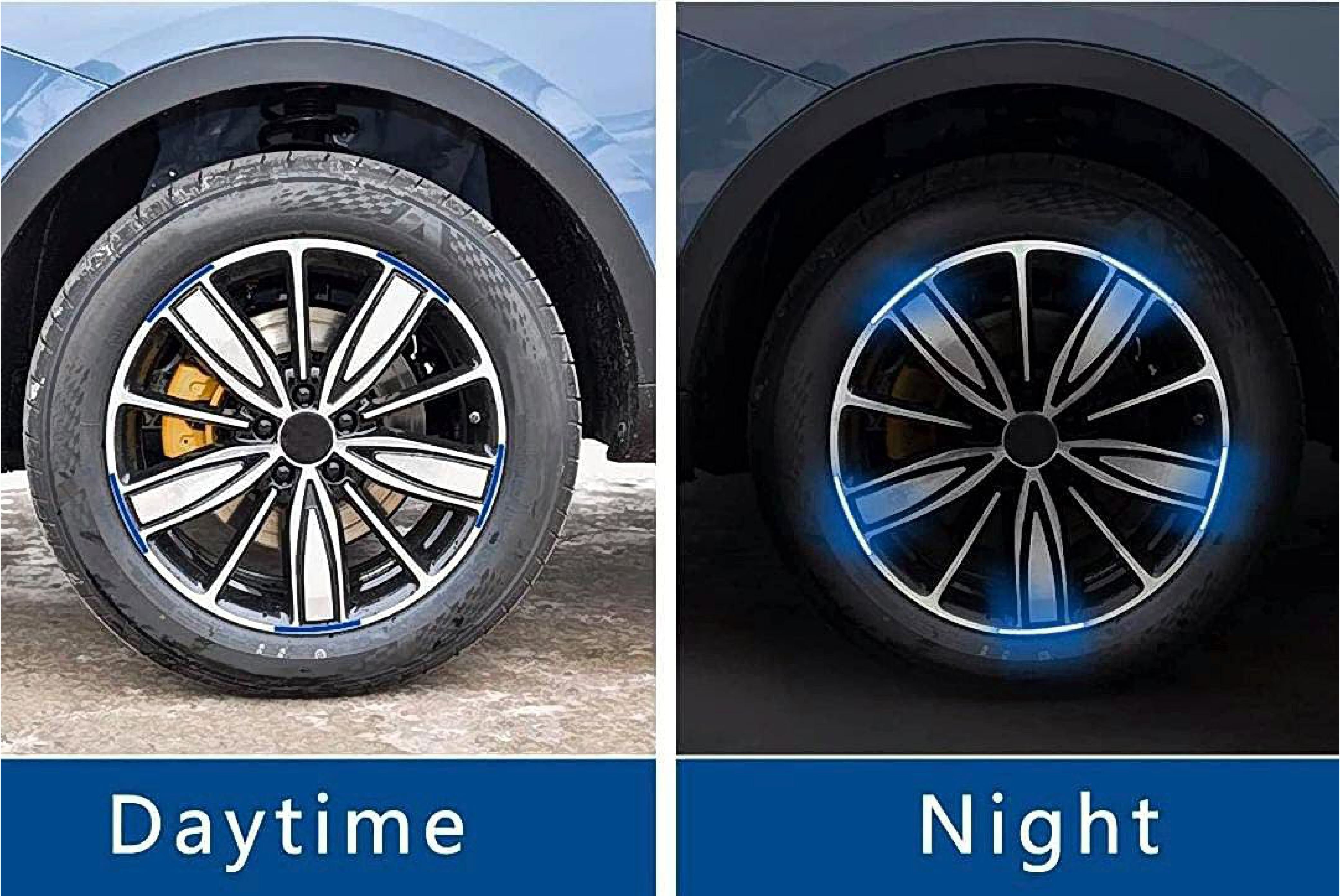 20 PCS Reflective Wheel Sticker Set