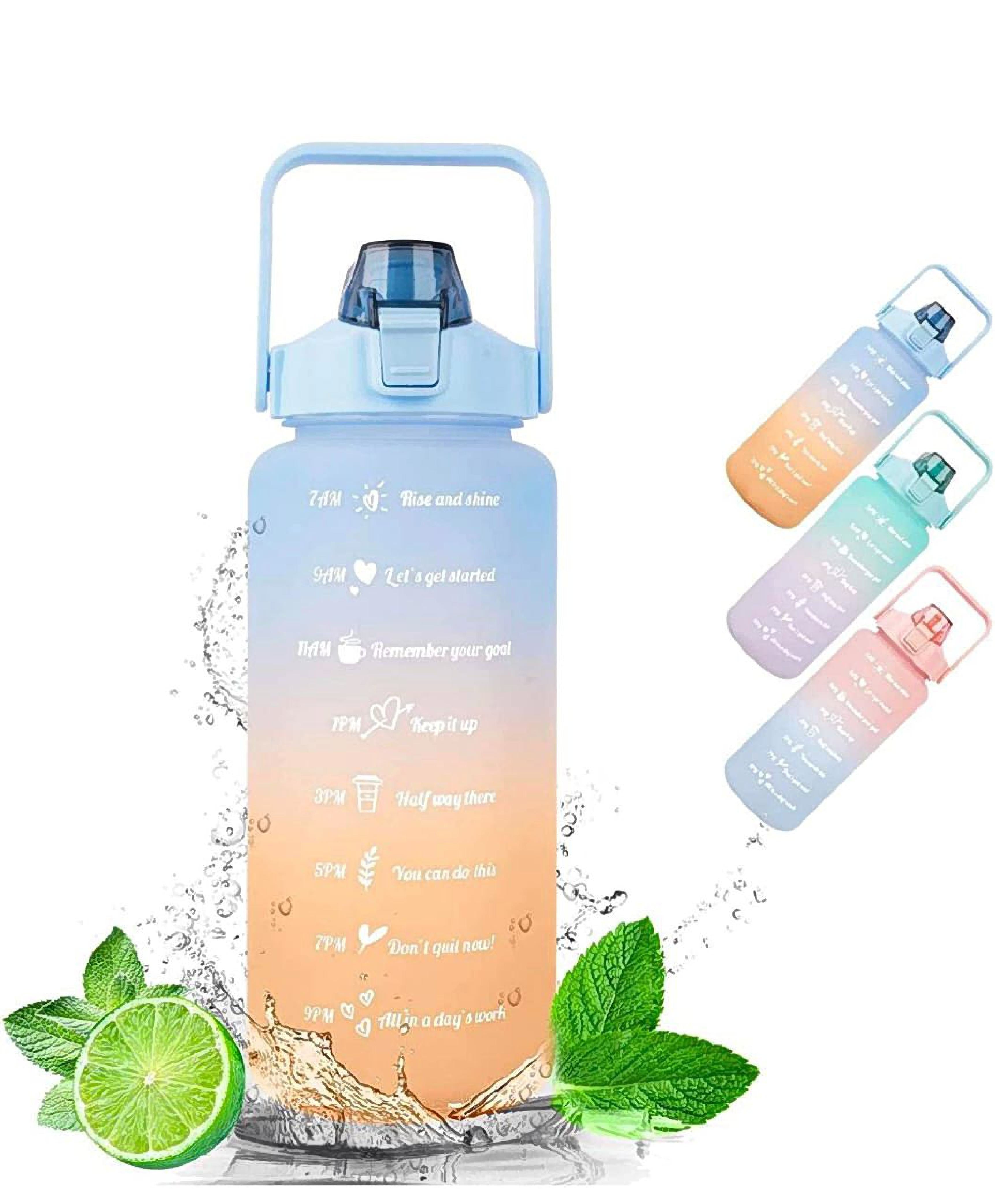 2 Litre Motivational Water Bottle – 3 Pieces Set