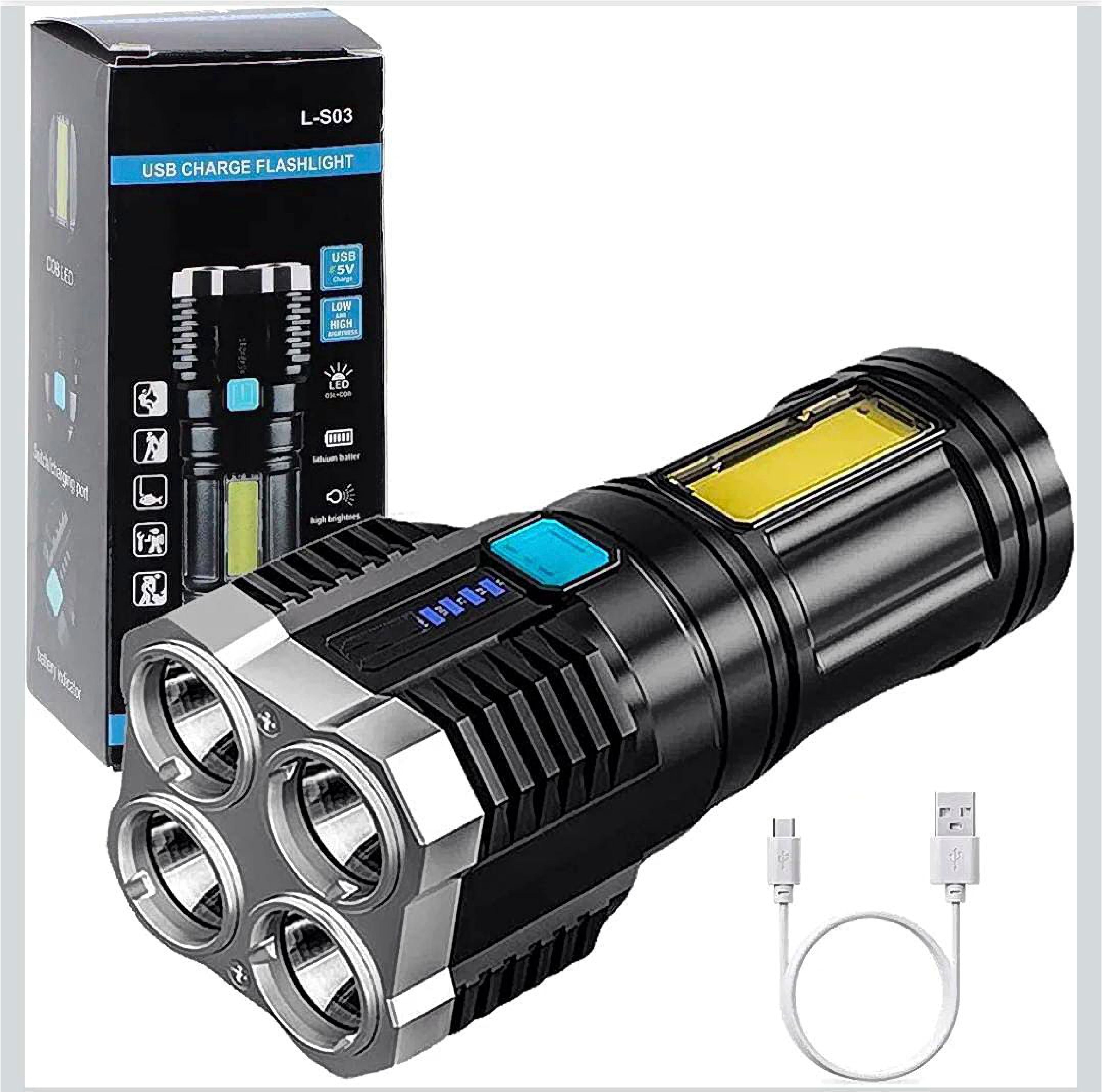 4-Mode LED Torch Light