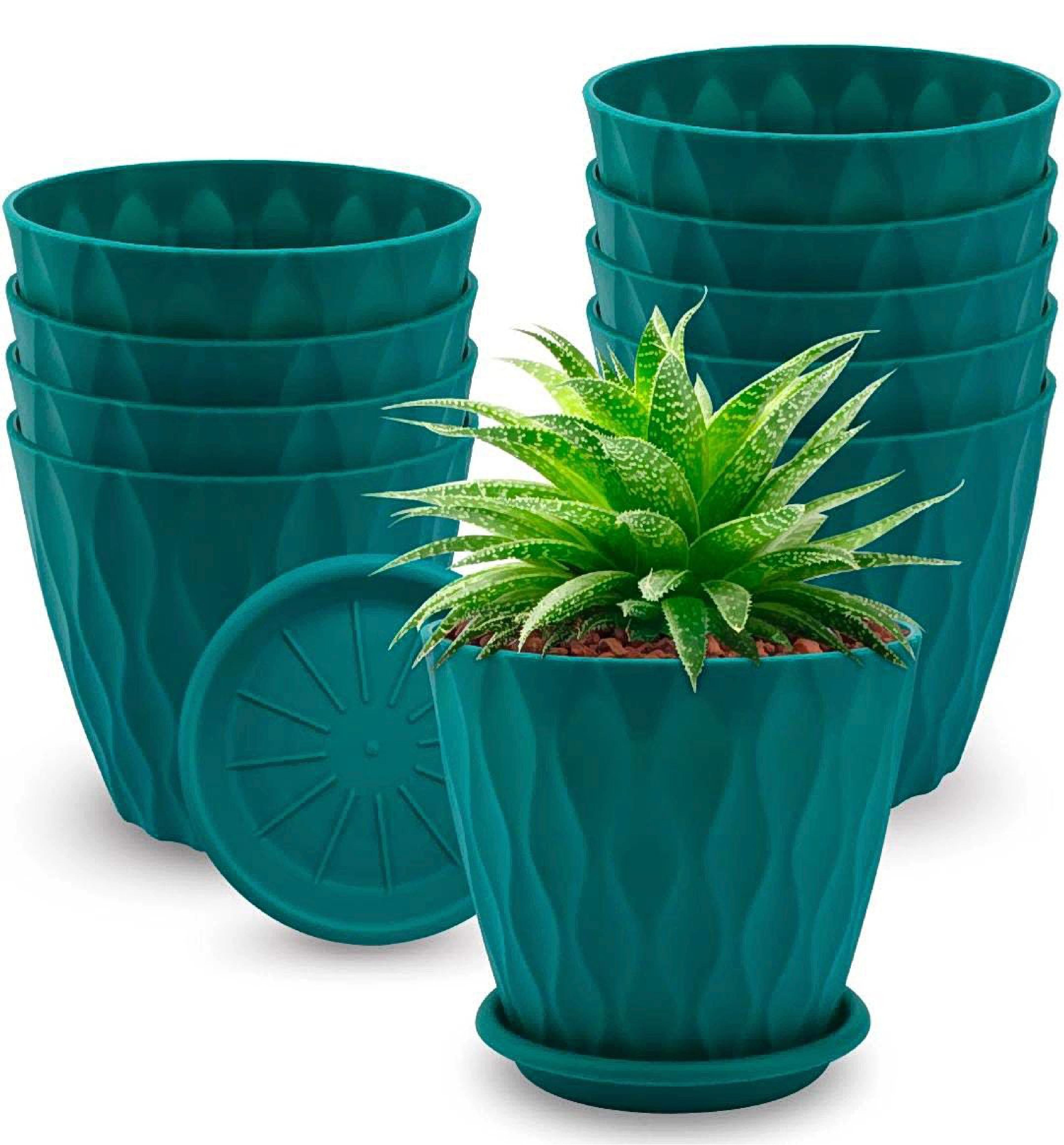 Leawall Elegant Wave Design Pot – 5 PCS Set