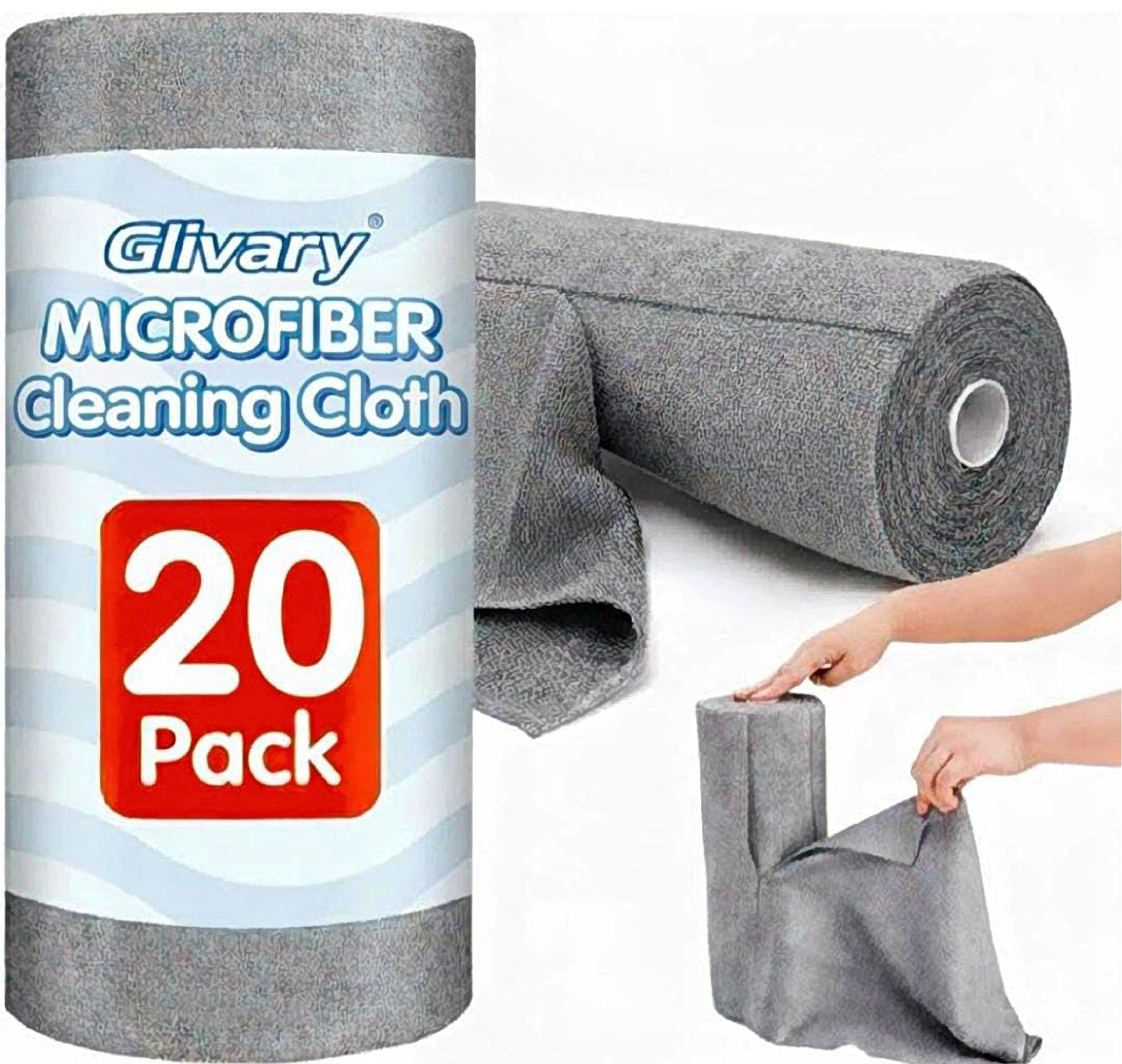 25×25 Roll Disposable Cleaning Cloth Set (20 PCS)