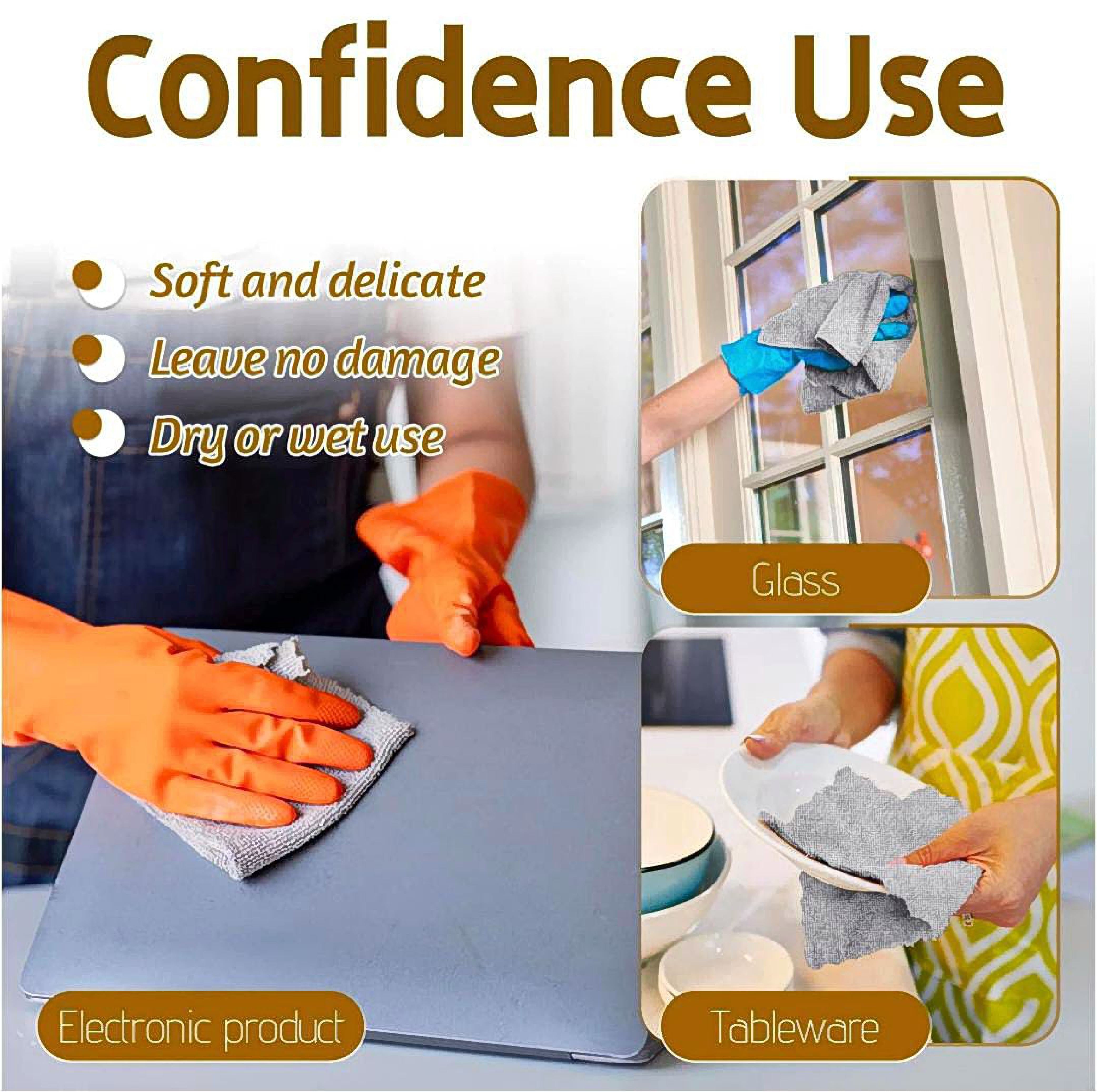 25×25 Roll Disposable Cleaning Cloth Set (20 PCS)