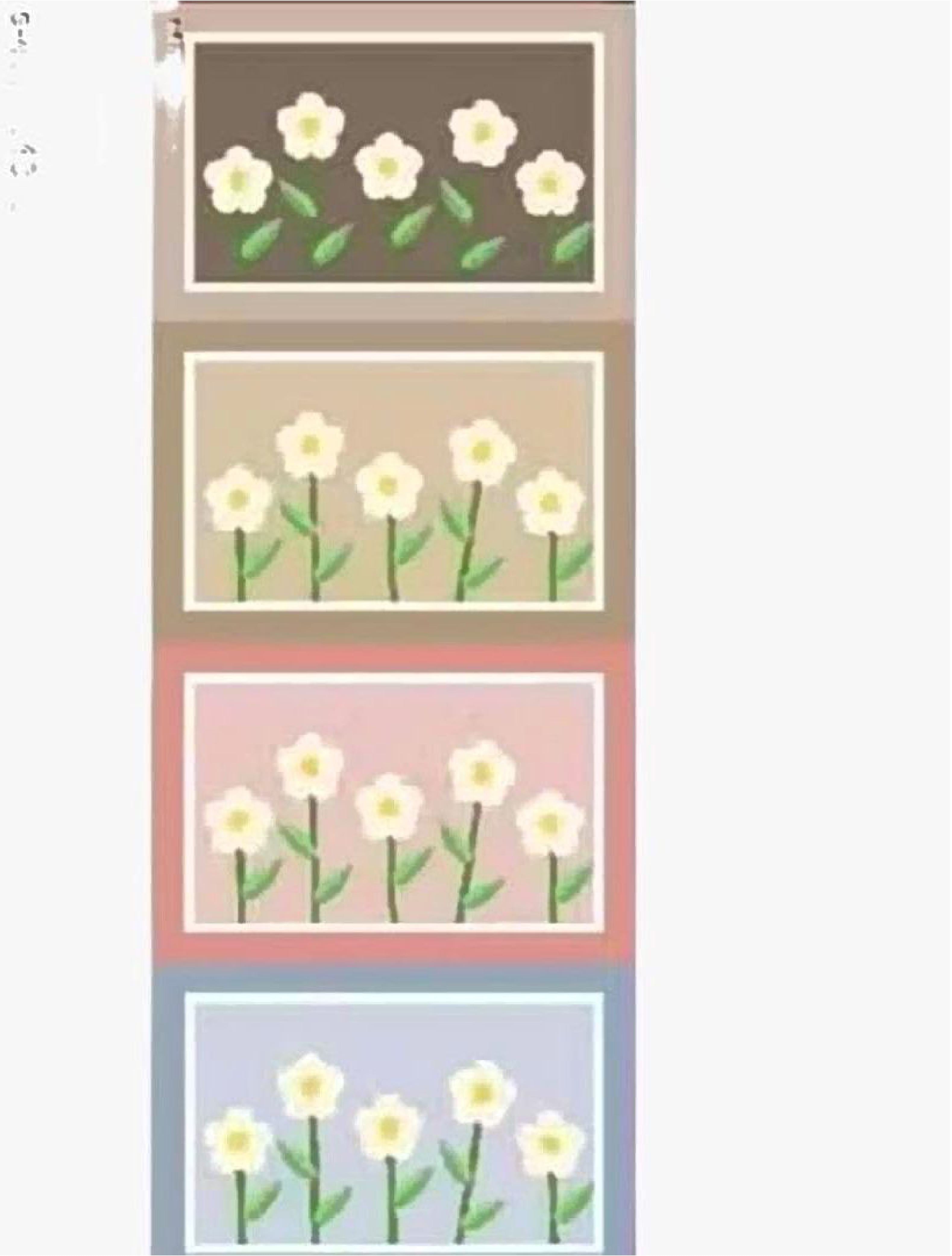 Flower Design Bathroom Mat