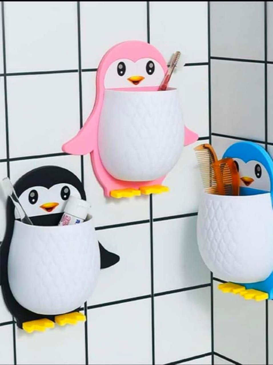 Penguin Wall Mounted Holder