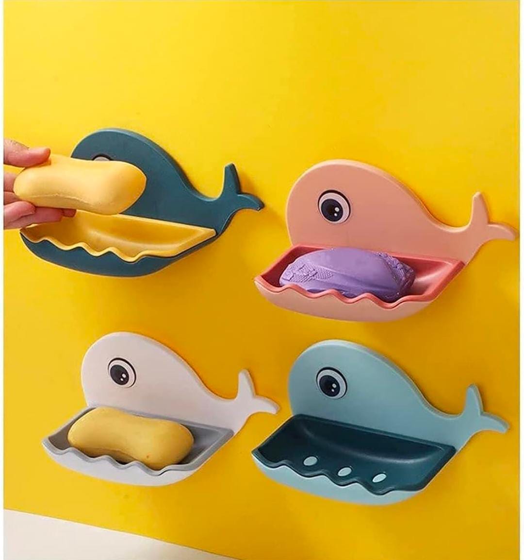 Fish Shape Soap Dish (2 Pcs)