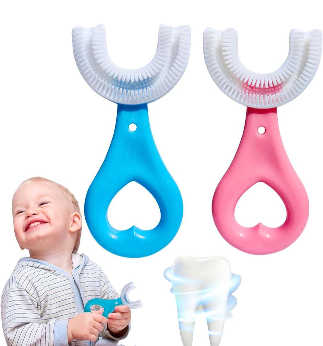 Kids U-Shaped Toothbrush – 2 Pcs