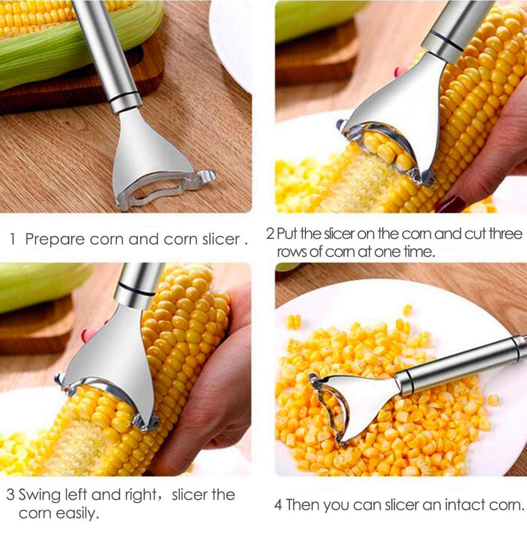 Stainless Steel Corn Peeler