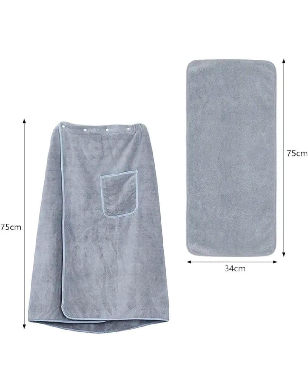 Men’s Soft Wearable Bath Towel