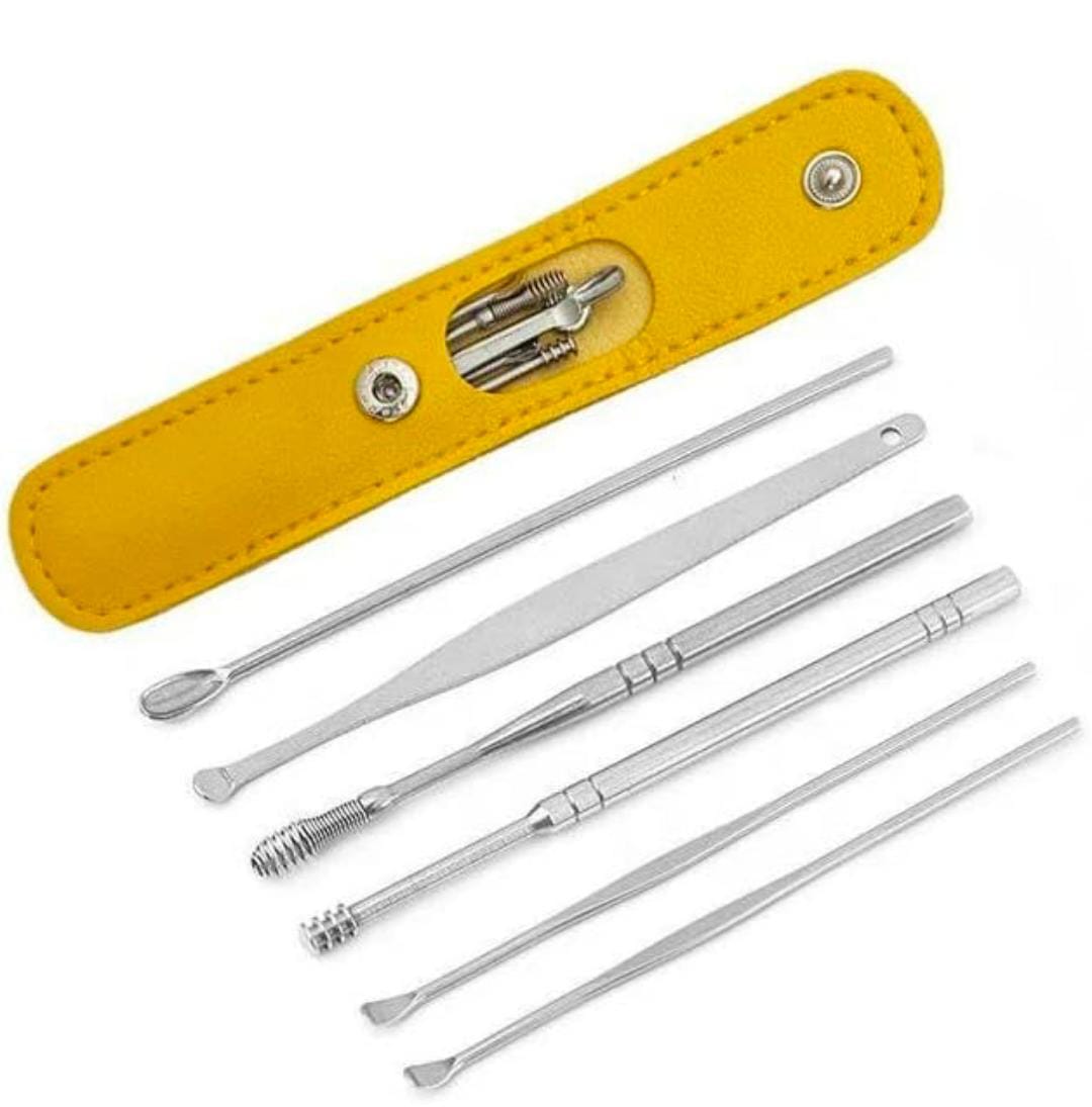 Leather Ear Pick Set - 3 PCs