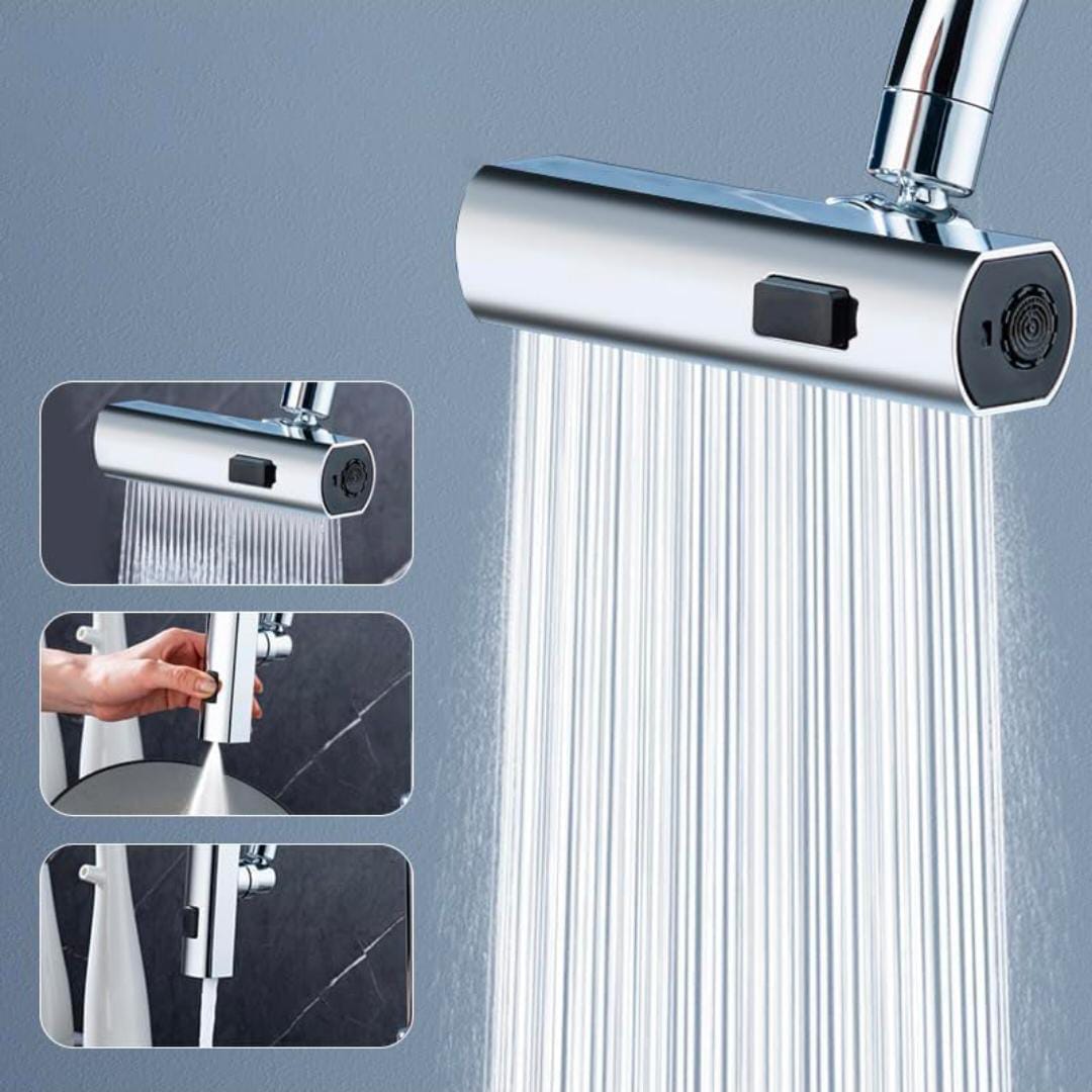 4 in 1 Waterfall Kitchen Faucet