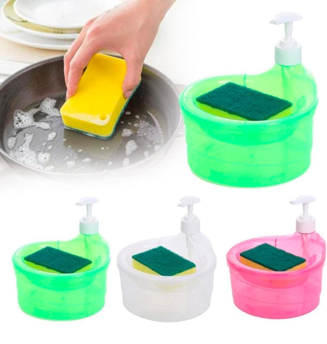 2 in 1 Liquid Soap Dispenser