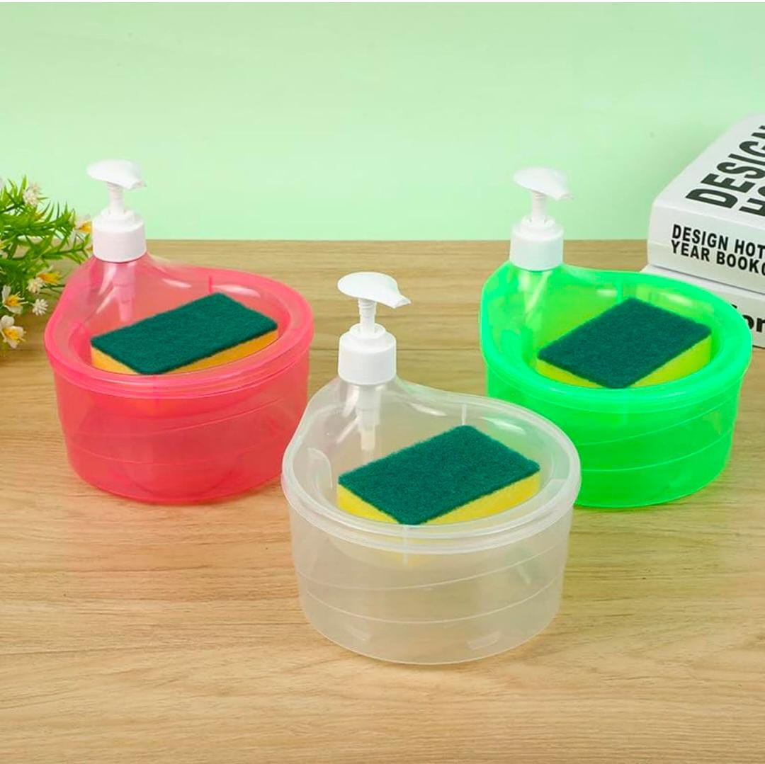 2 in 1 Liquid Soap Dispenser