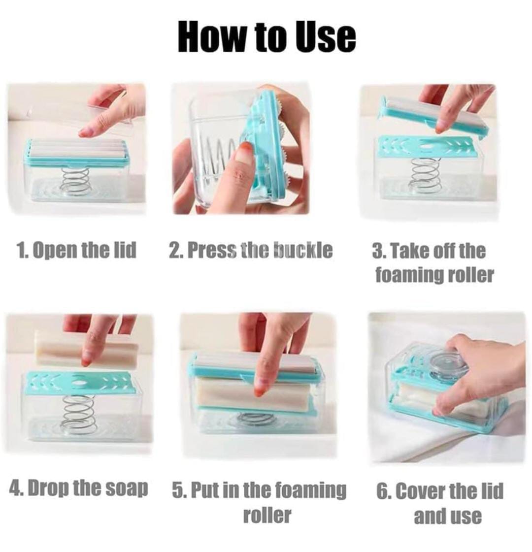 2 in 1 Bar Soap Roller Dispenser