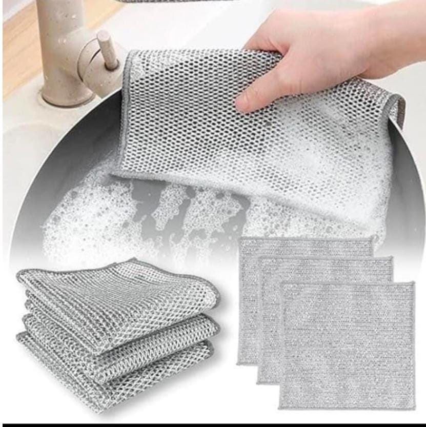 Steel Wire Dish Cloths - 10 PCs