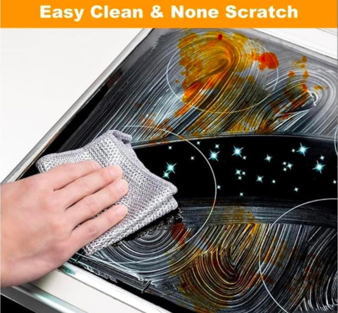 Steel Wire Dish Cloths - 10 PCs