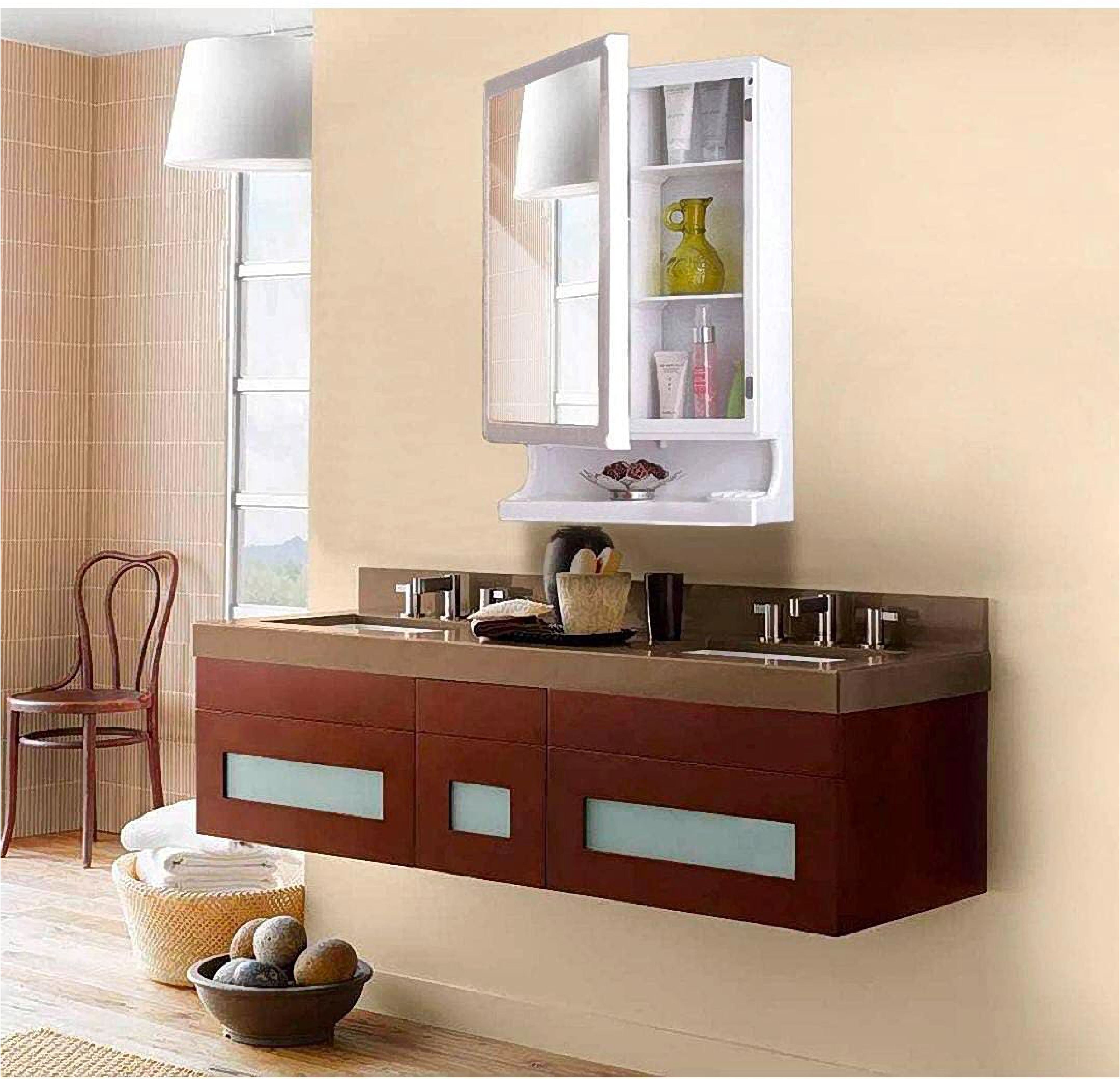 Luxury Bathroom Cabinet with Mirror