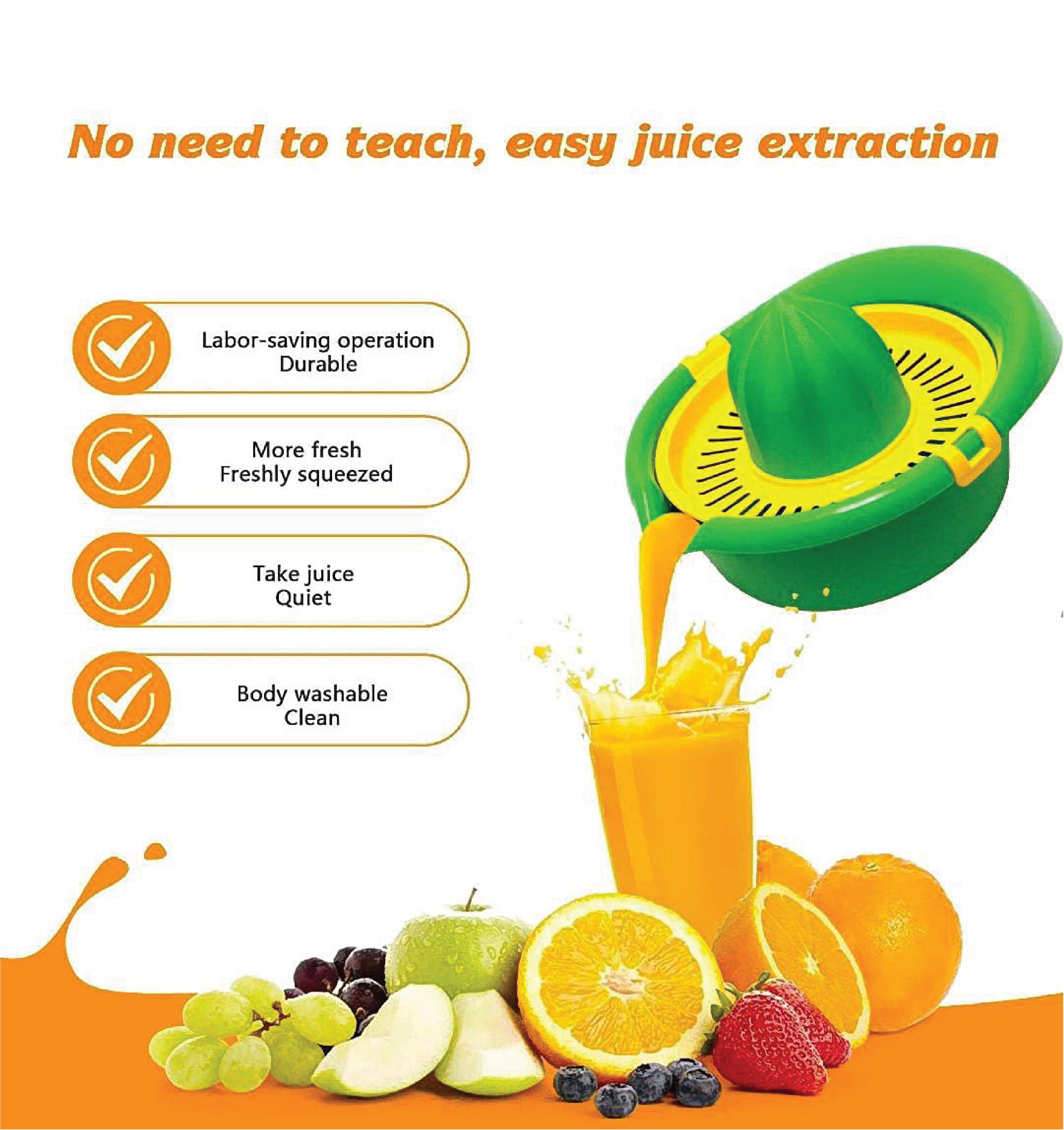 Lock It Fruit Juicer