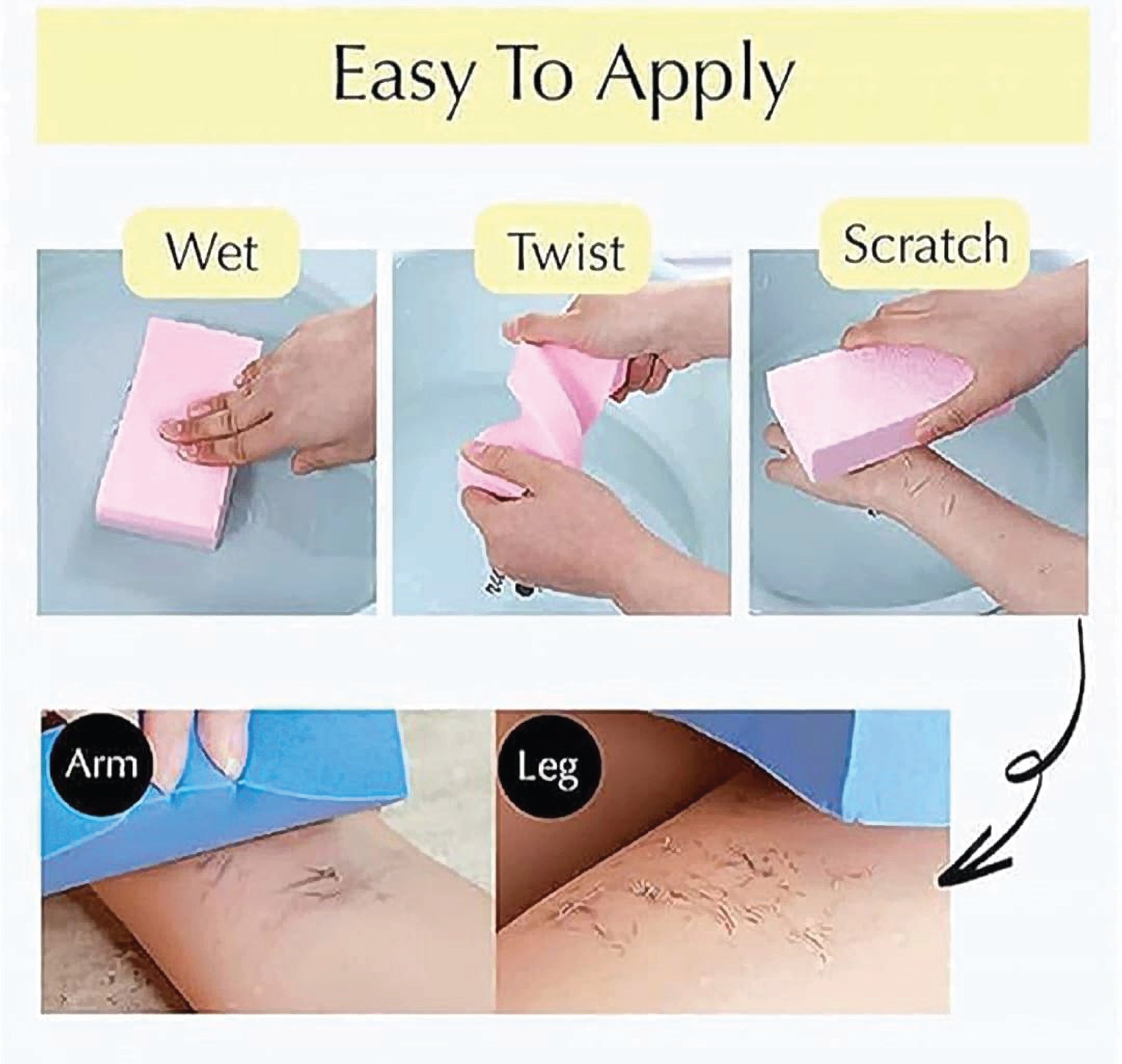 Soft Bath Scrubber Sponge - 3 PCs