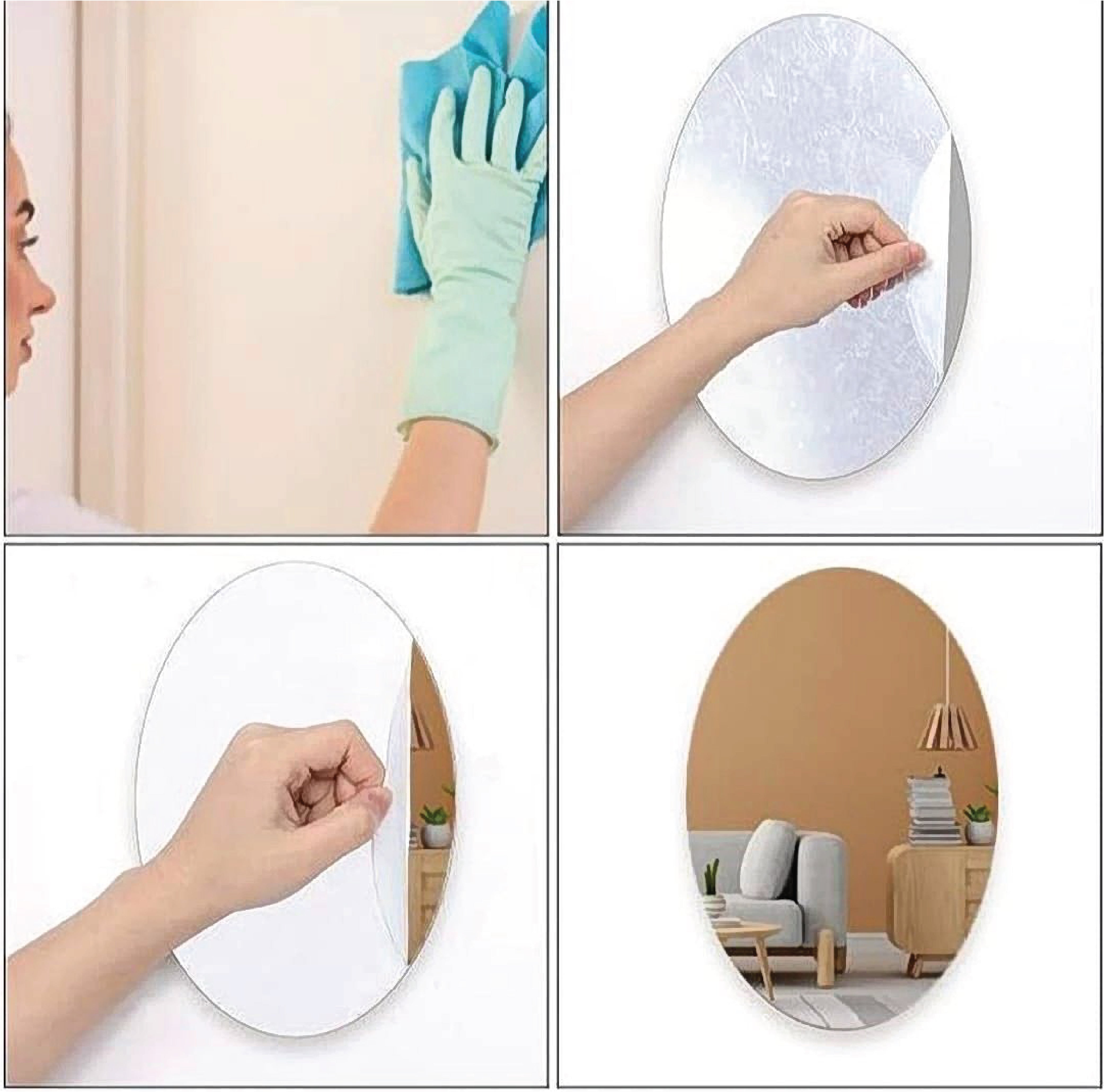 Flexible Plastic Mirror - 2 PCs