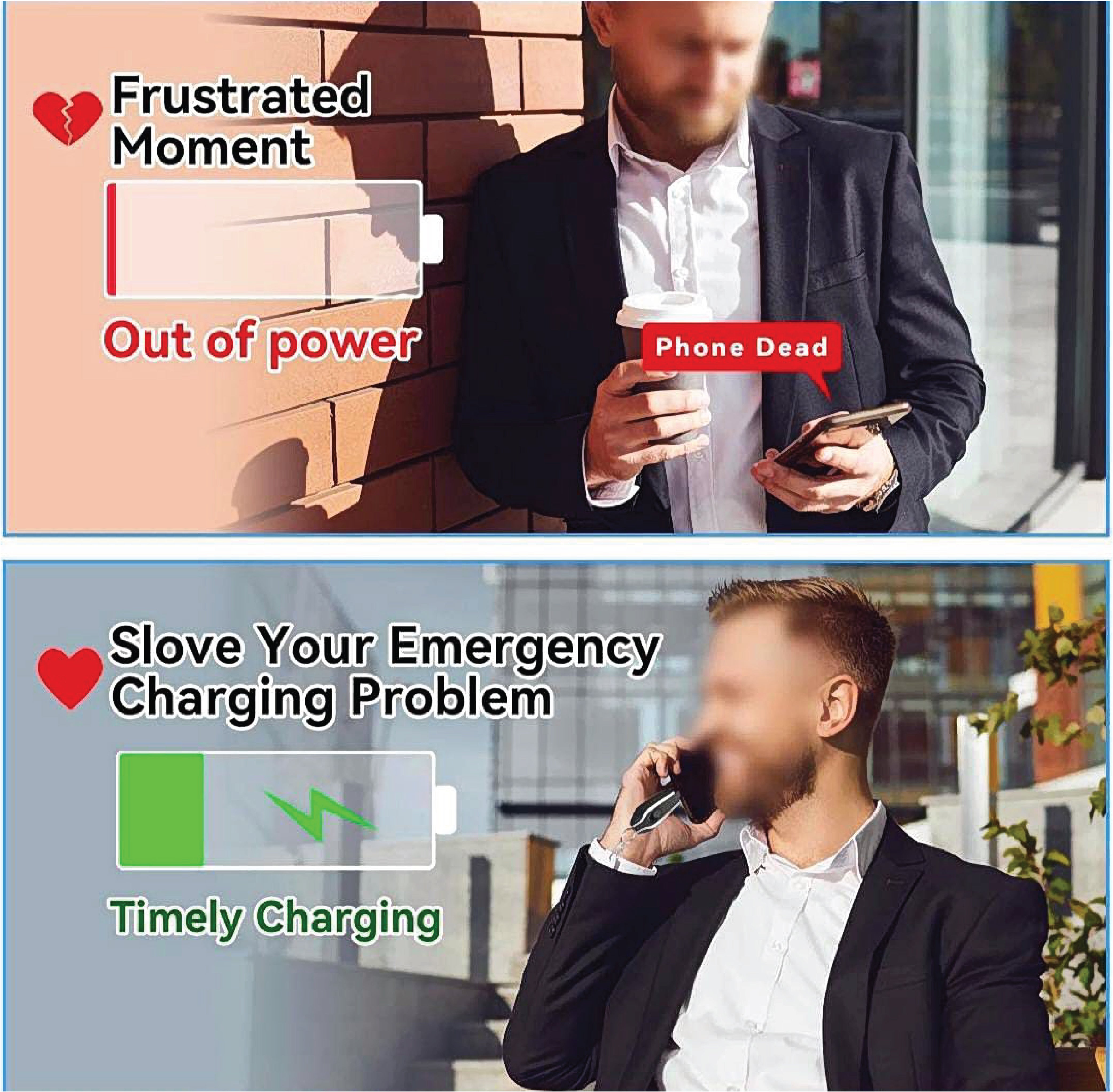 C-Type Keychain Emergency Charger