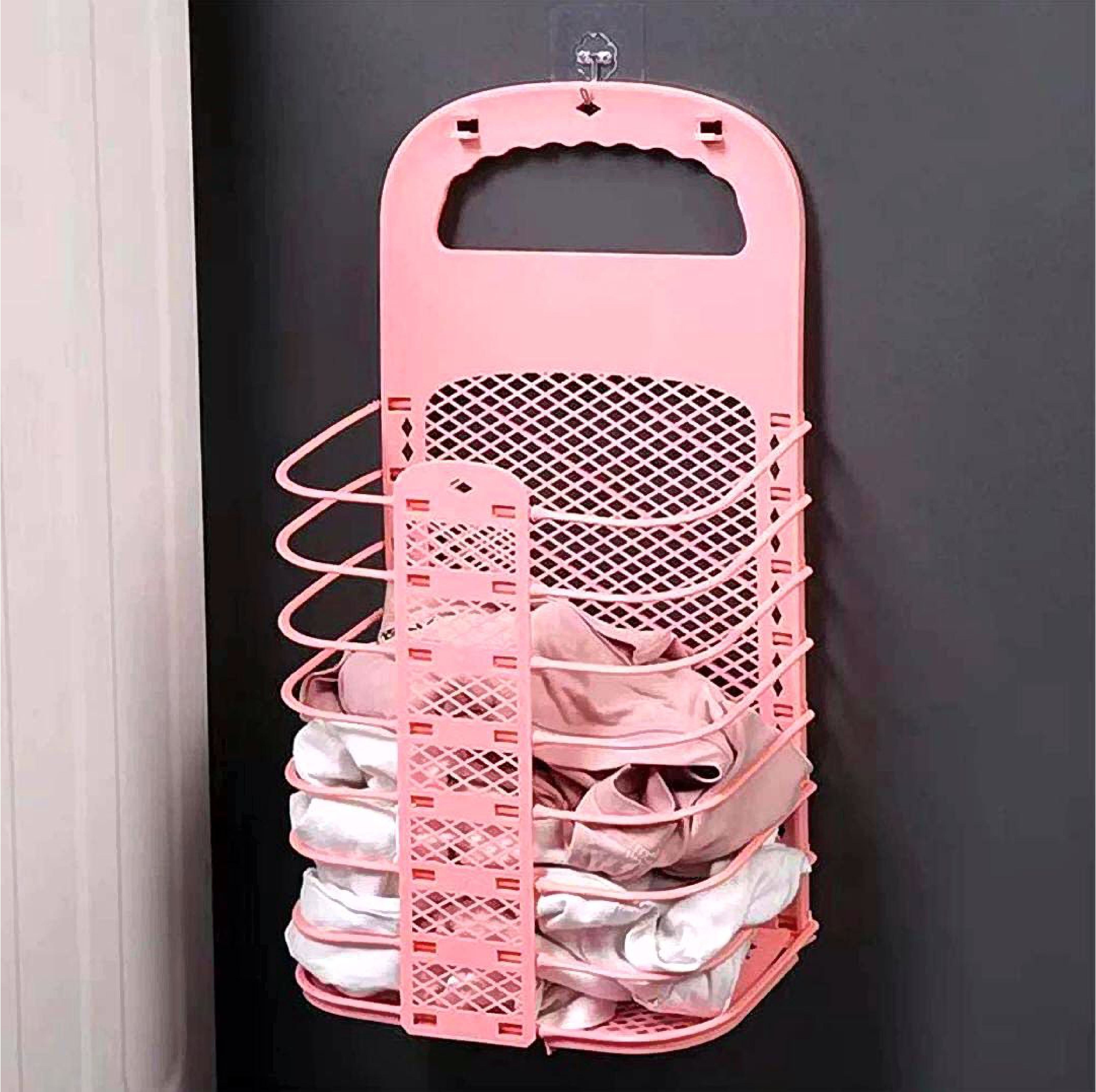Wall Mounted Foldable Laundry Basket