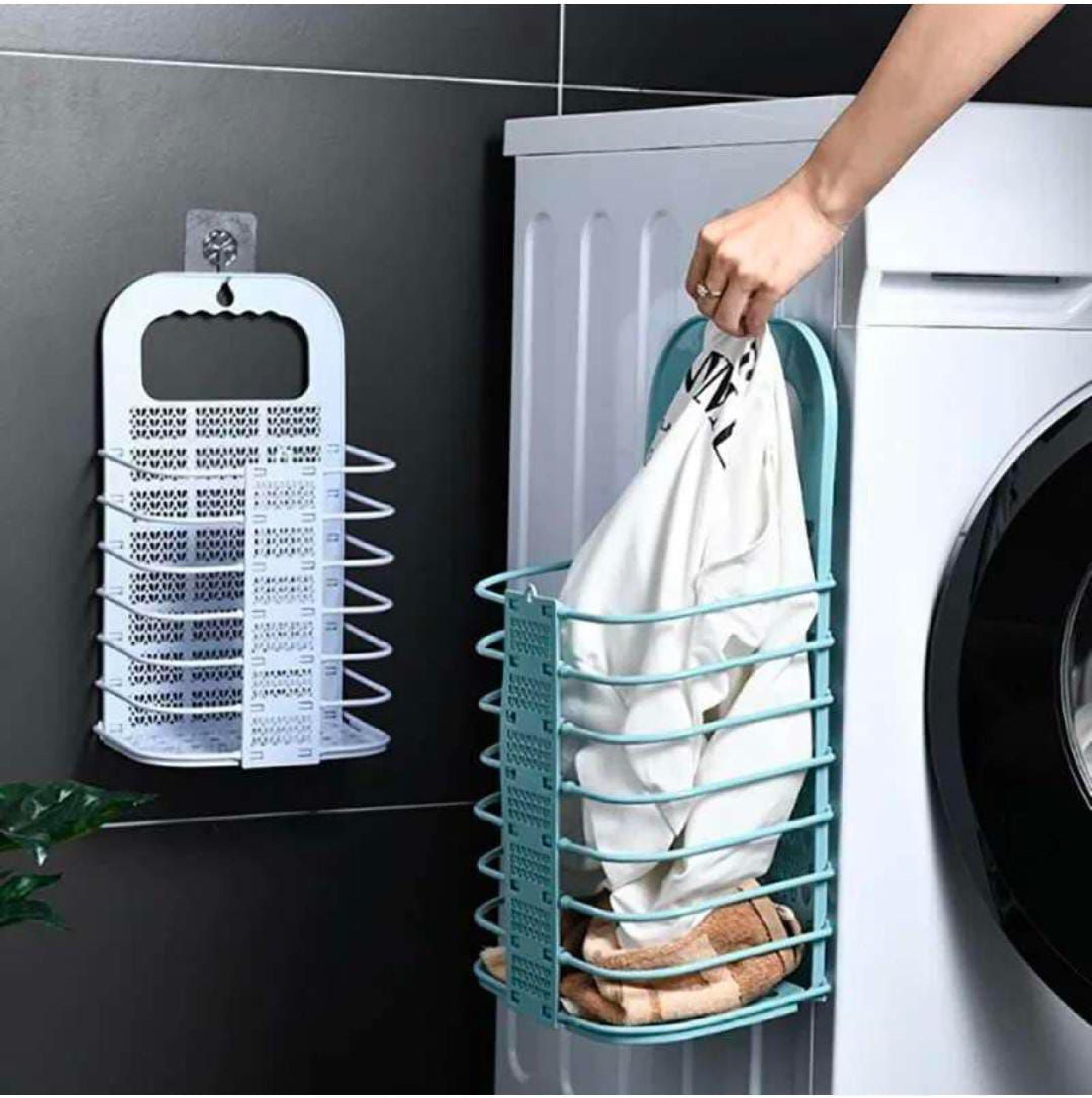 Wall Mounted Foldable Laundry Basket