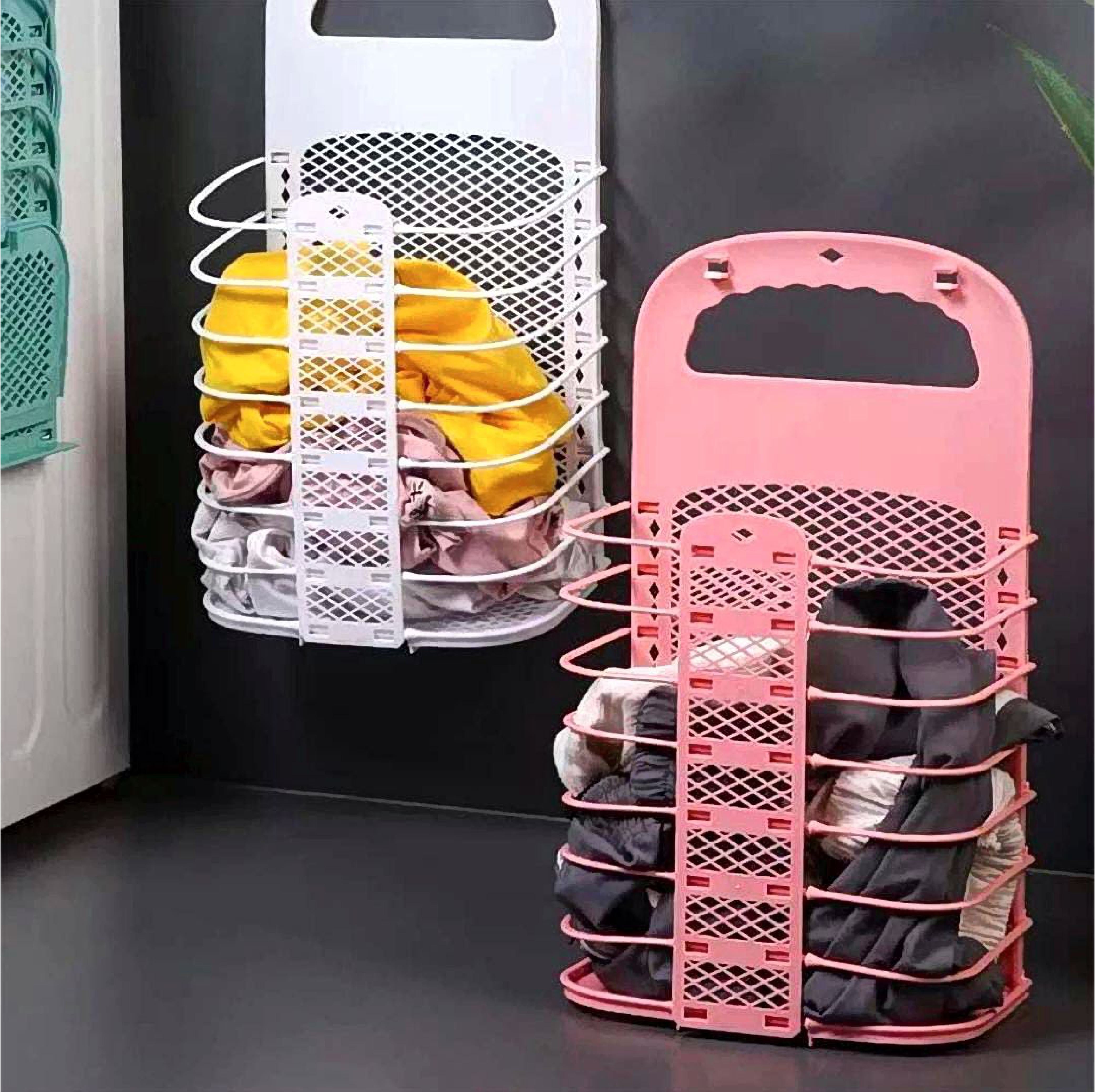 Wall Mounted Foldable Laundry Basket