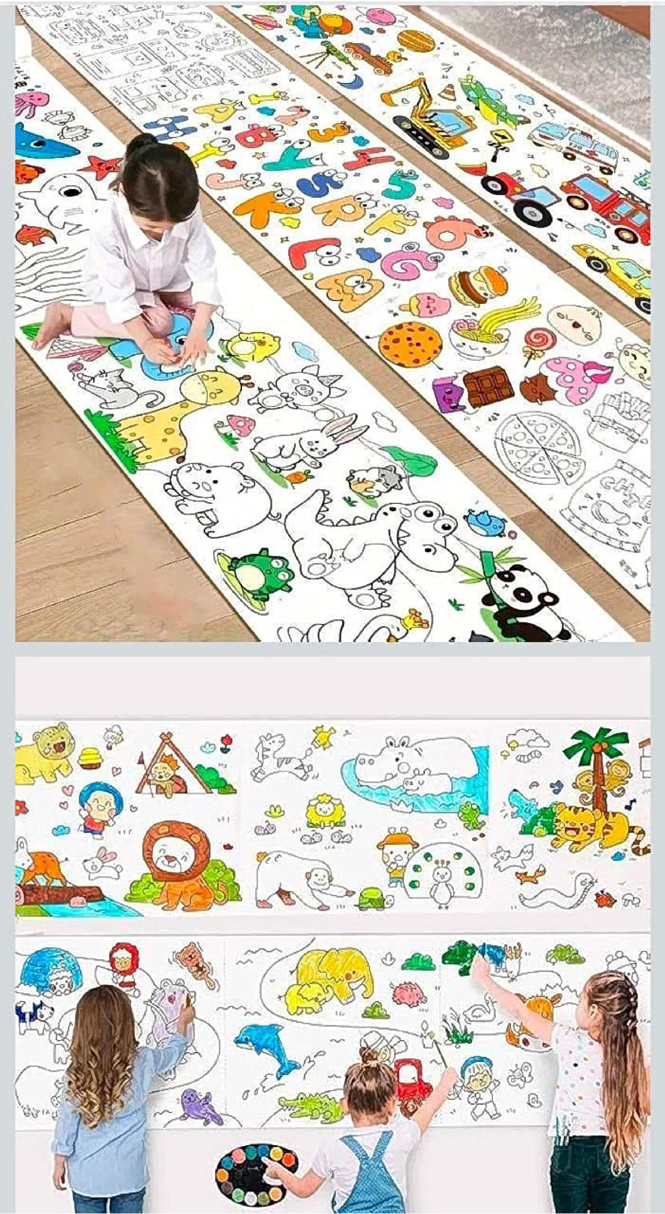 Children Drawing Roll