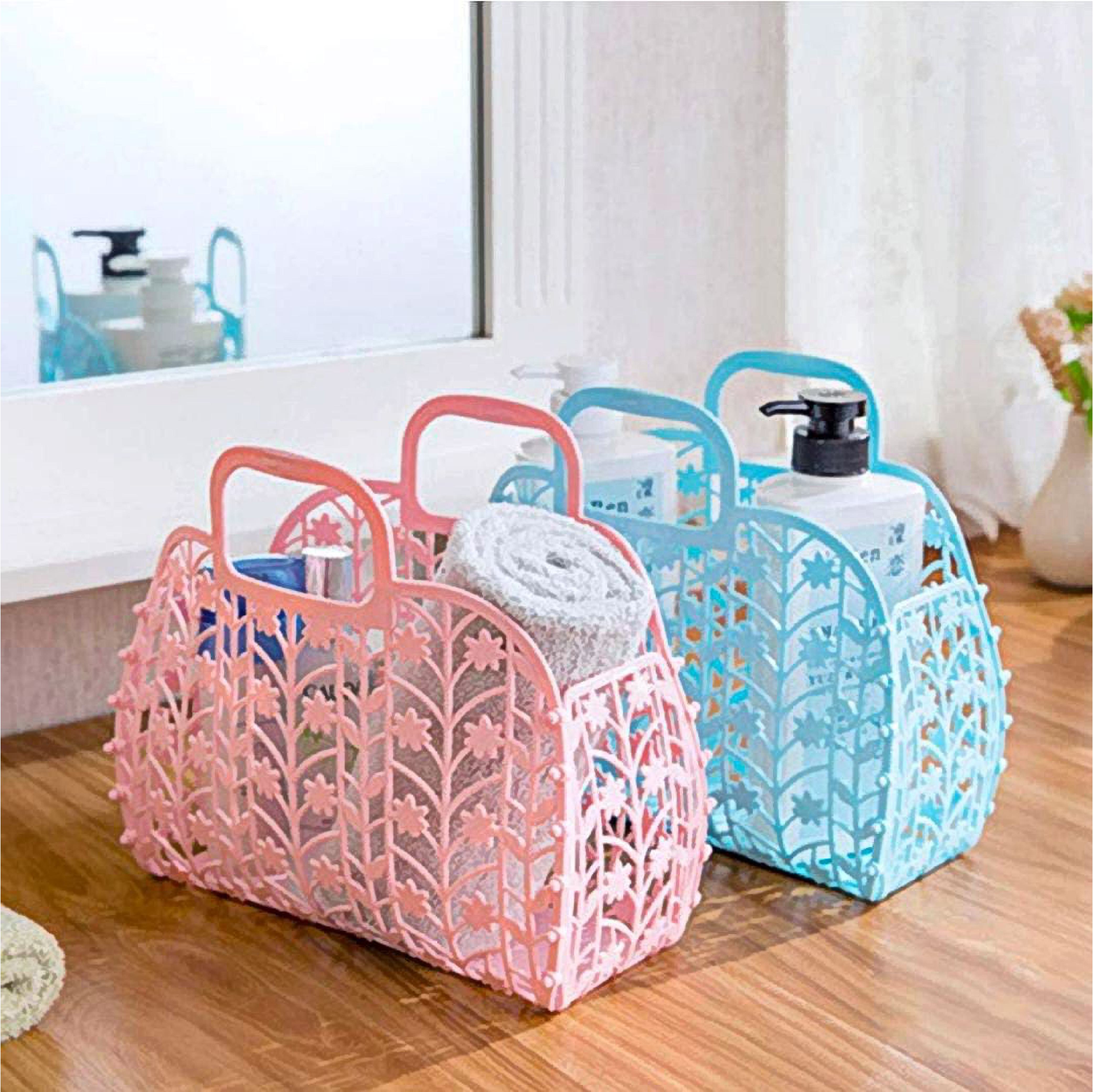 Plastic Foldable Basket Bag