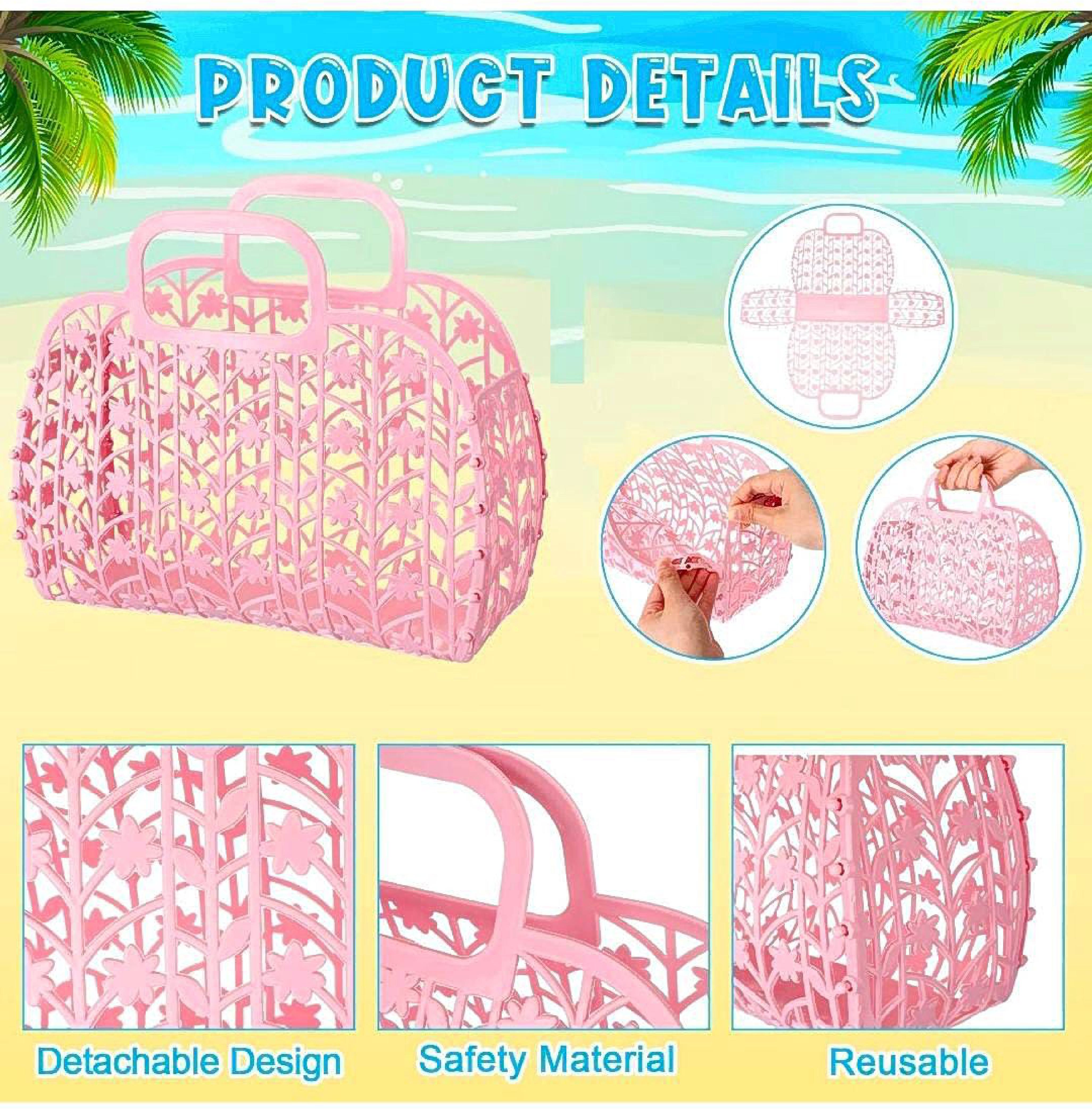 Plastic Foldable Basket Bag